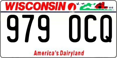 WI license plate 979OCQ