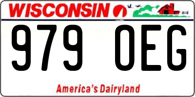 WI license plate 979OEG