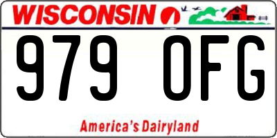 WI license plate 979OFG