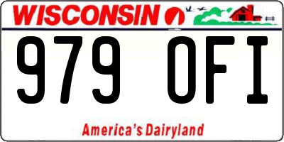 WI license plate 979OFI