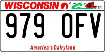 WI license plate 979OFV