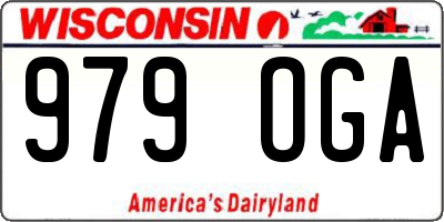 WI license plate 979OGA