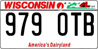 WI license plate 979OTB