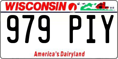 WI license plate 979PIY