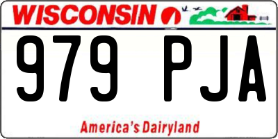 WI license plate 979PJA