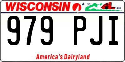 WI license plate 979PJI