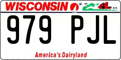 WI license plate 979PJL
