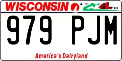 WI license plate 979PJM