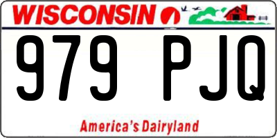WI license plate 979PJQ