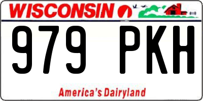 WI license plate 979PKH