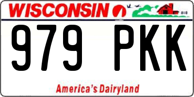 WI license plate 979PKK