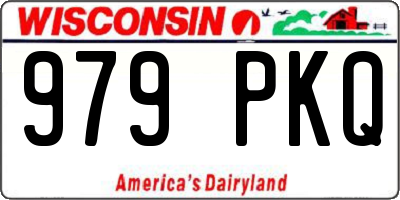 WI license plate 979PKQ