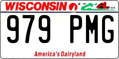 WI license plate 979PMG