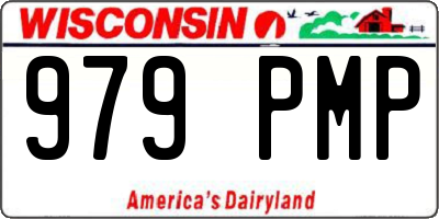 WI license plate 979PMP