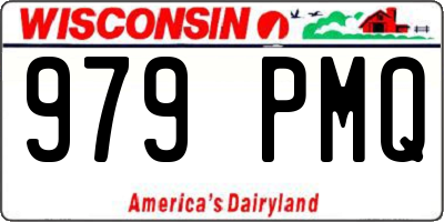 WI license plate 979PMQ