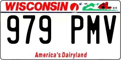 WI license plate 979PMV