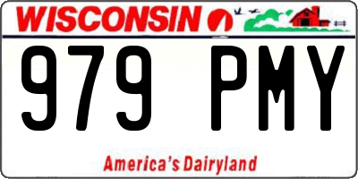 WI license plate 979PMY