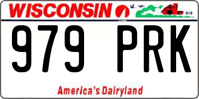 WI license plate 979PRK