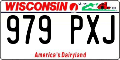 WI license plate 979PXJ