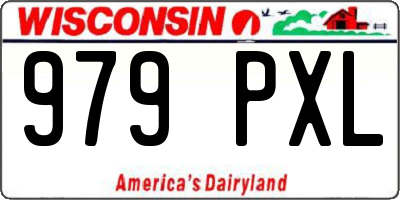 WI license plate 979PXL
