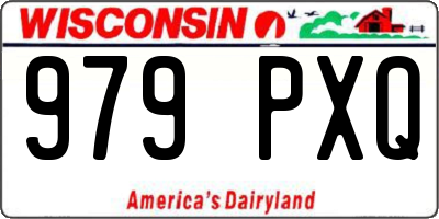 WI license plate 979PXQ