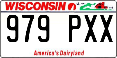WI license plate 979PXX