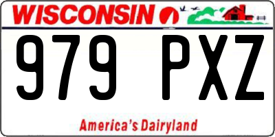 WI license plate 979PXZ