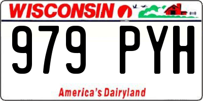 WI license plate 979PYH