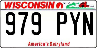 WI license plate 979PYN