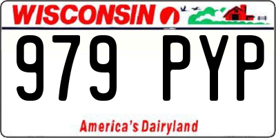 WI license plate 979PYP