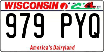 WI license plate 979PYQ