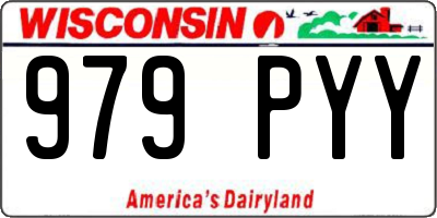 WI license plate 979PYY