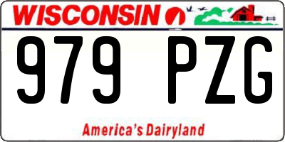 WI license plate 979PZG