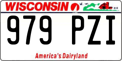 WI license plate 979PZI