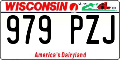 WI license plate 979PZJ