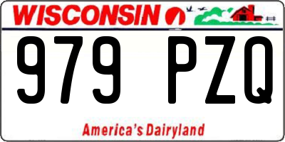 WI license plate 979PZQ