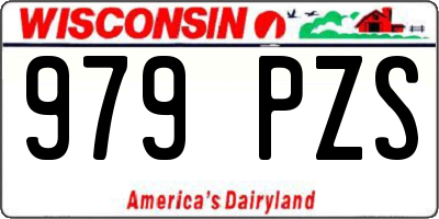 WI license plate 979PZS