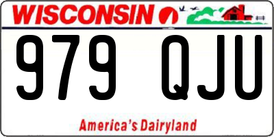 WI license plate 979QJU