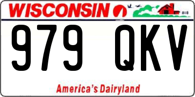 WI license plate 979QKV