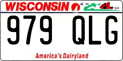 WI license plate 979QLG