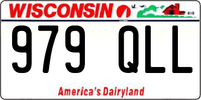 WI license plate 979QLL