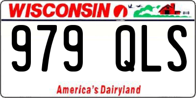 WI license plate 979QLS