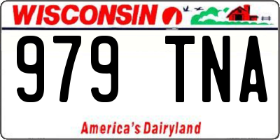 WI license plate 979TNA