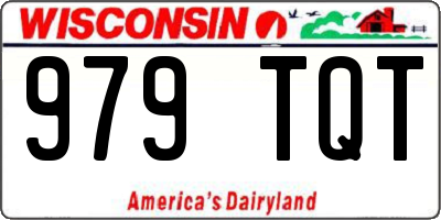 WI license plate 979TQT