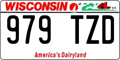 WI license plate 979TZD