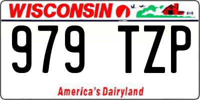 WI license plate 979TZP