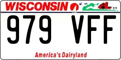 WI license plate 979VFF