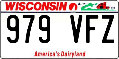 WI license plate 979VFZ
