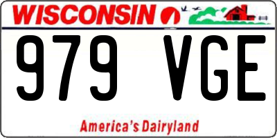 WI license plate 979VGE
