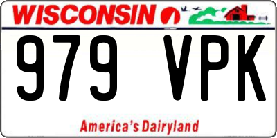 WI license plate 979VPK